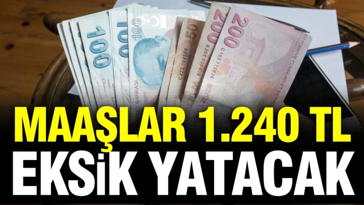 Maaşları 1.240 TL eksik yatacak: Memur emeklisine kara haber