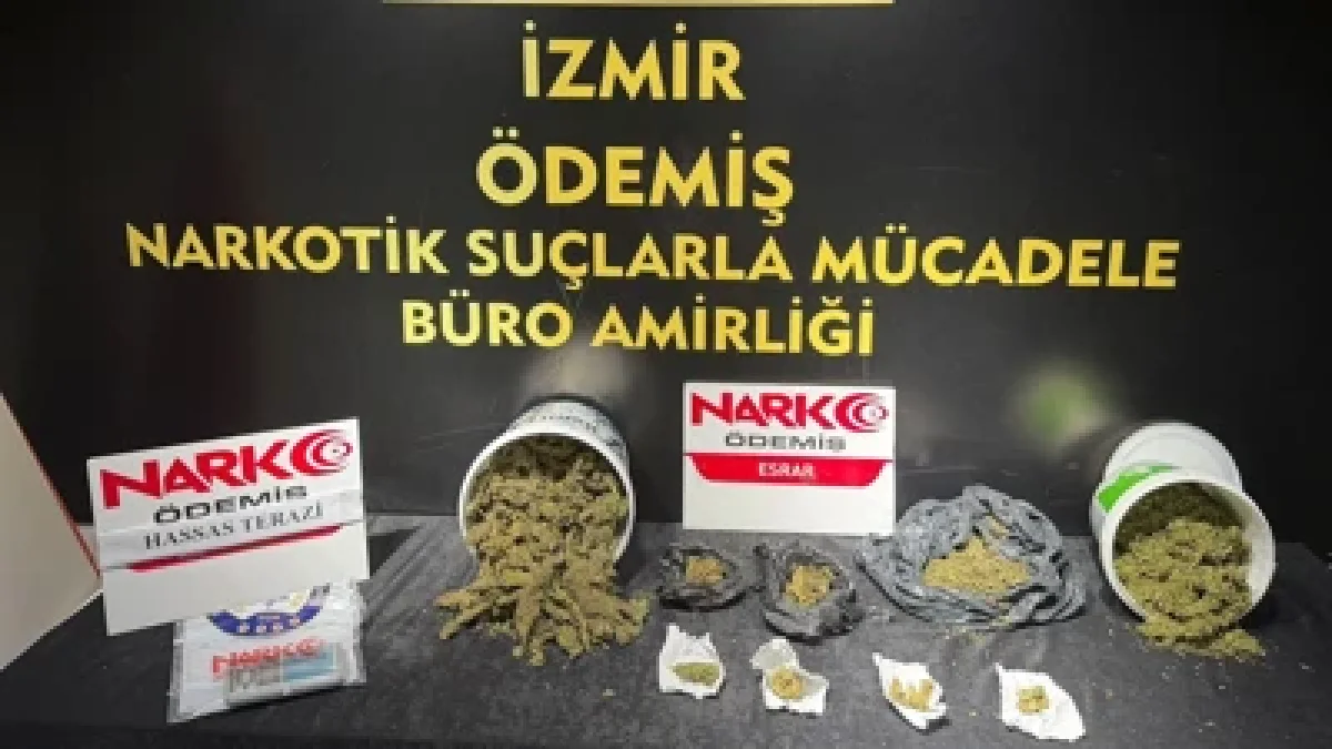 Ödemiş’te uyuşturucu operasyonu
