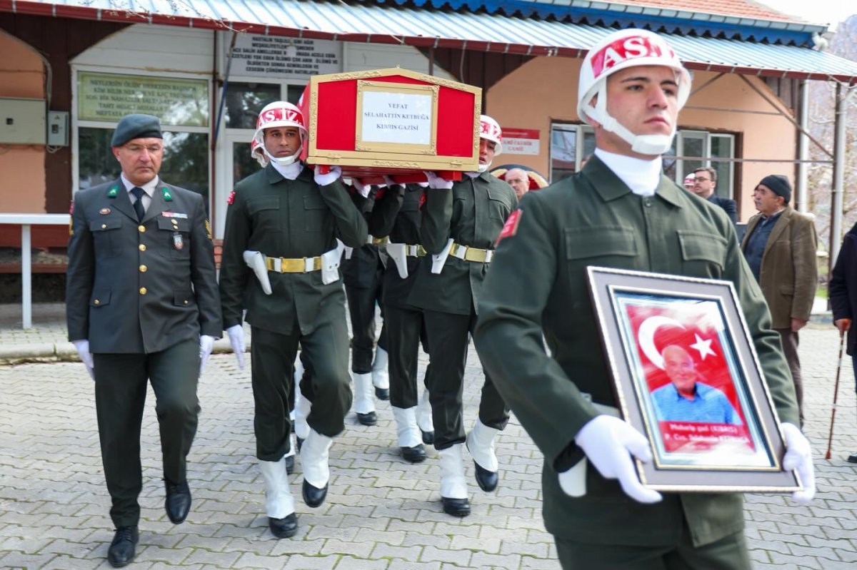 Kıbrıs Gazisi Selahattin Ketbuğa Son Yolculuğuna Uğurlandı