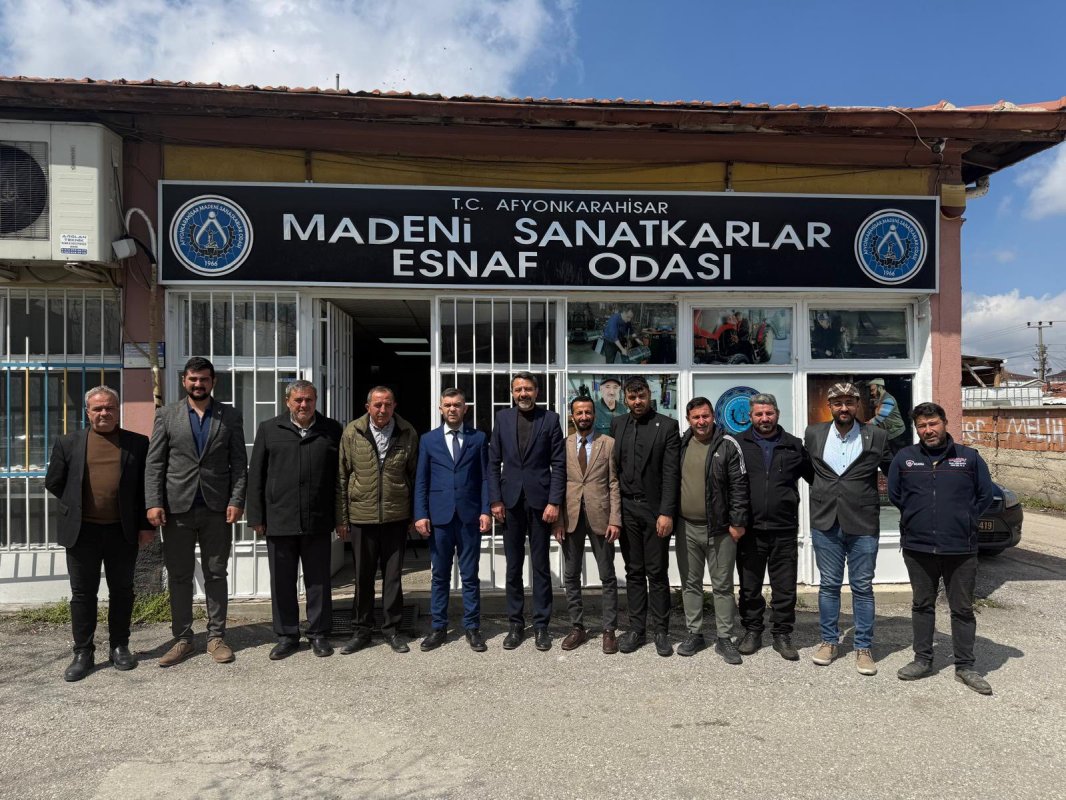 Yeniden Refah’tan Madeni Sanatkârlar Odası’na Nezaket Ziyareti