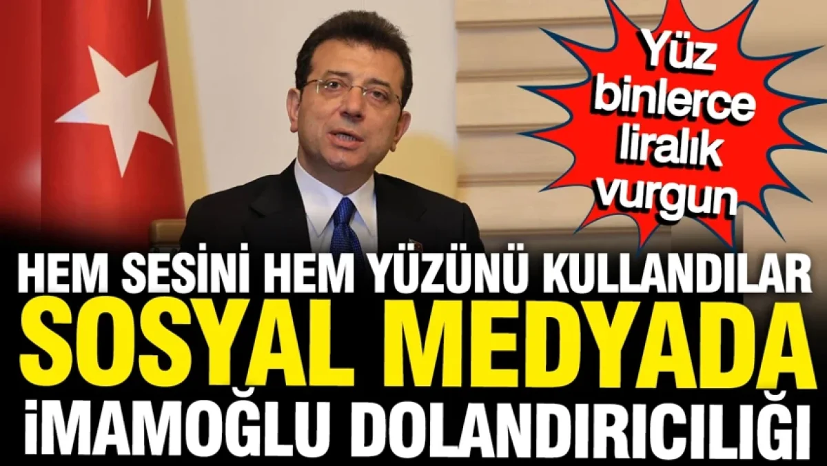 Sosyal medyada İmamoğlu dolandırıcılığı: Yüz binlerce liralık vurgun