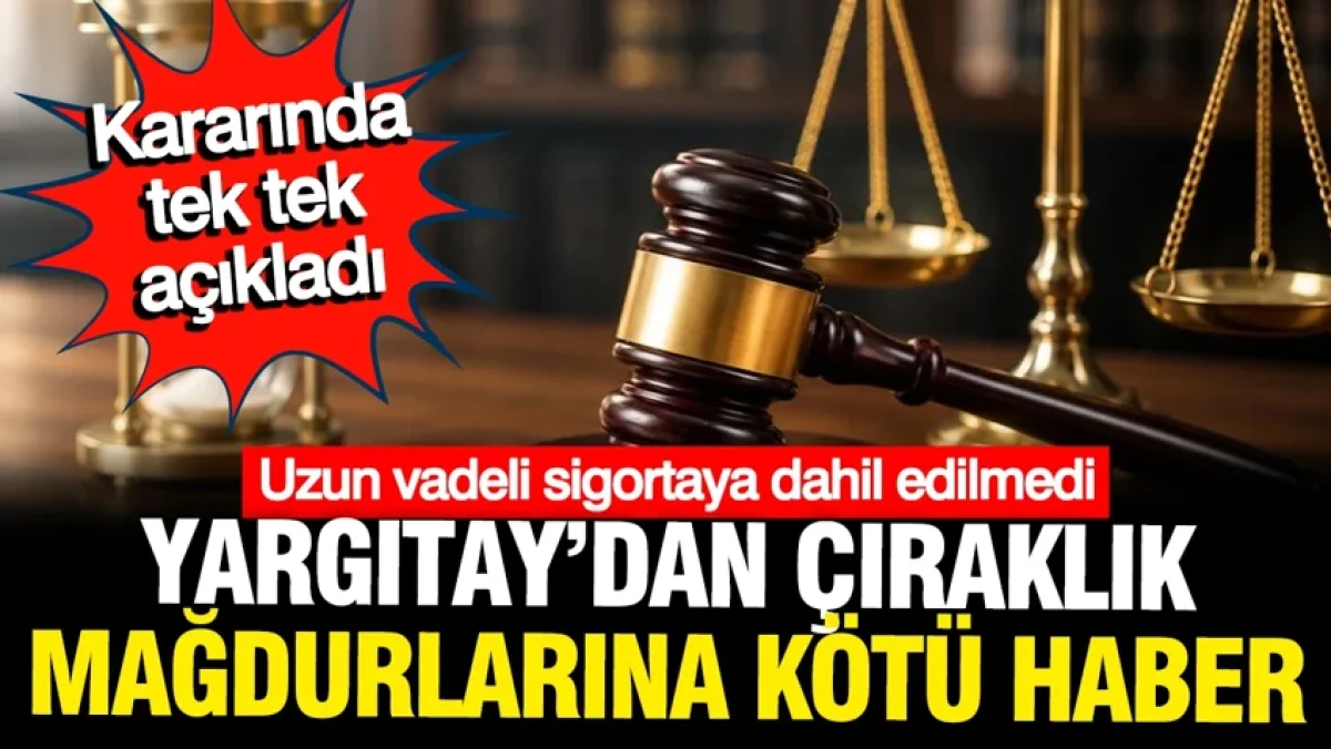 Yargıtay'dan çıraklık mağdurlarına kötü haber: Kararını verdi, milyonların umudu tükendi