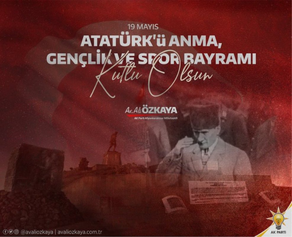 Ali Özkaya’dan Kısa 19 Mayıs Mesajı