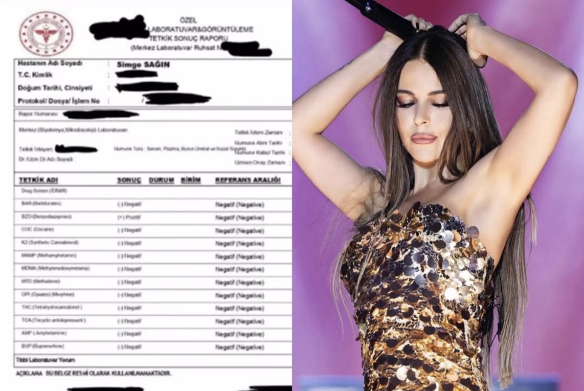 Simge Sağın’dan Yeni Açıklama: Test Sonuçları Temiz Çıktı