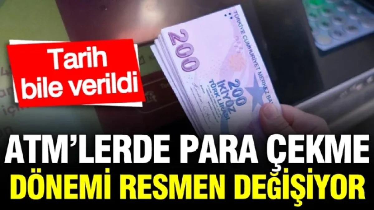 ATM’lerde para çekme dönemi resmen değişiyor: 'Cash Services' başlıyor