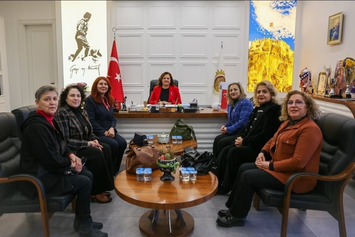 CHP Kadın Kollarından Başkan Köksal’a Nezaket Ziyareti