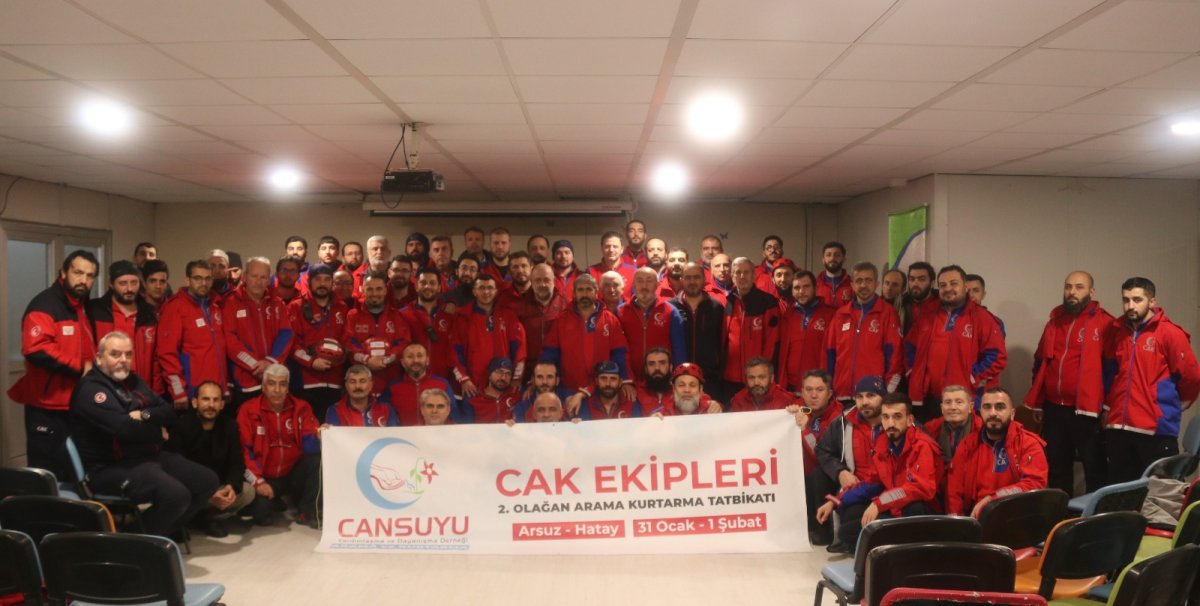 Cansuyu CAK Ekipleri "Asrın Felaketi"nin Yıl Dönümünde Sahadaydı: