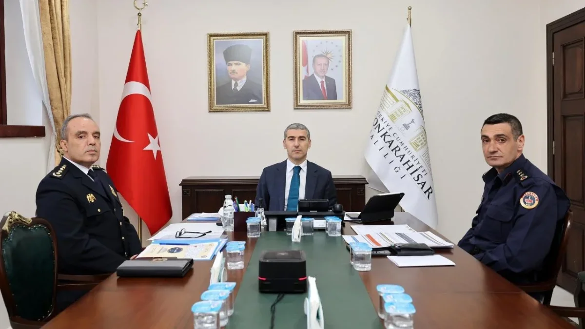 Afyonkarahisar Valisi Dr. Naci Aktaş, 81 İl Valisiyle Güvenlik Toplantısına Katıldı