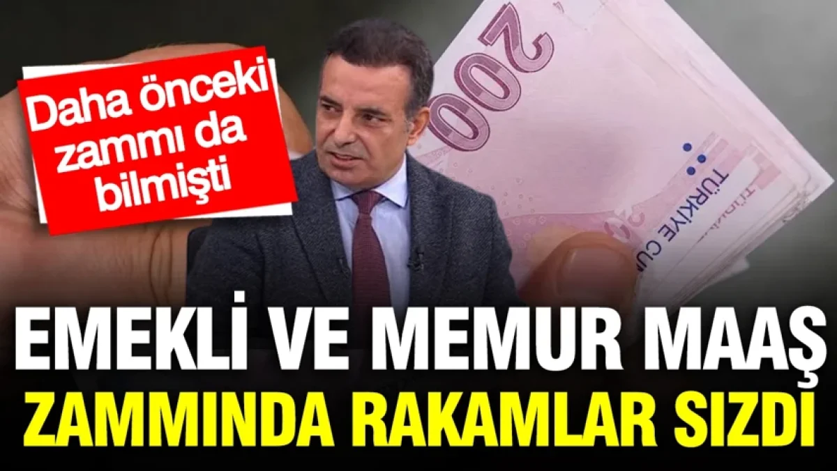 Emekli ve memur maaş zammında rakamlar sızdı: Önceki zammı bilmişti