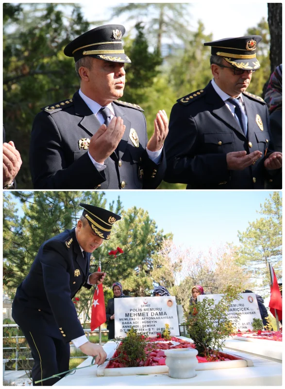 Afyonkarahisar Emniyetinden Kocatepe ve Şehitlik ziyareti