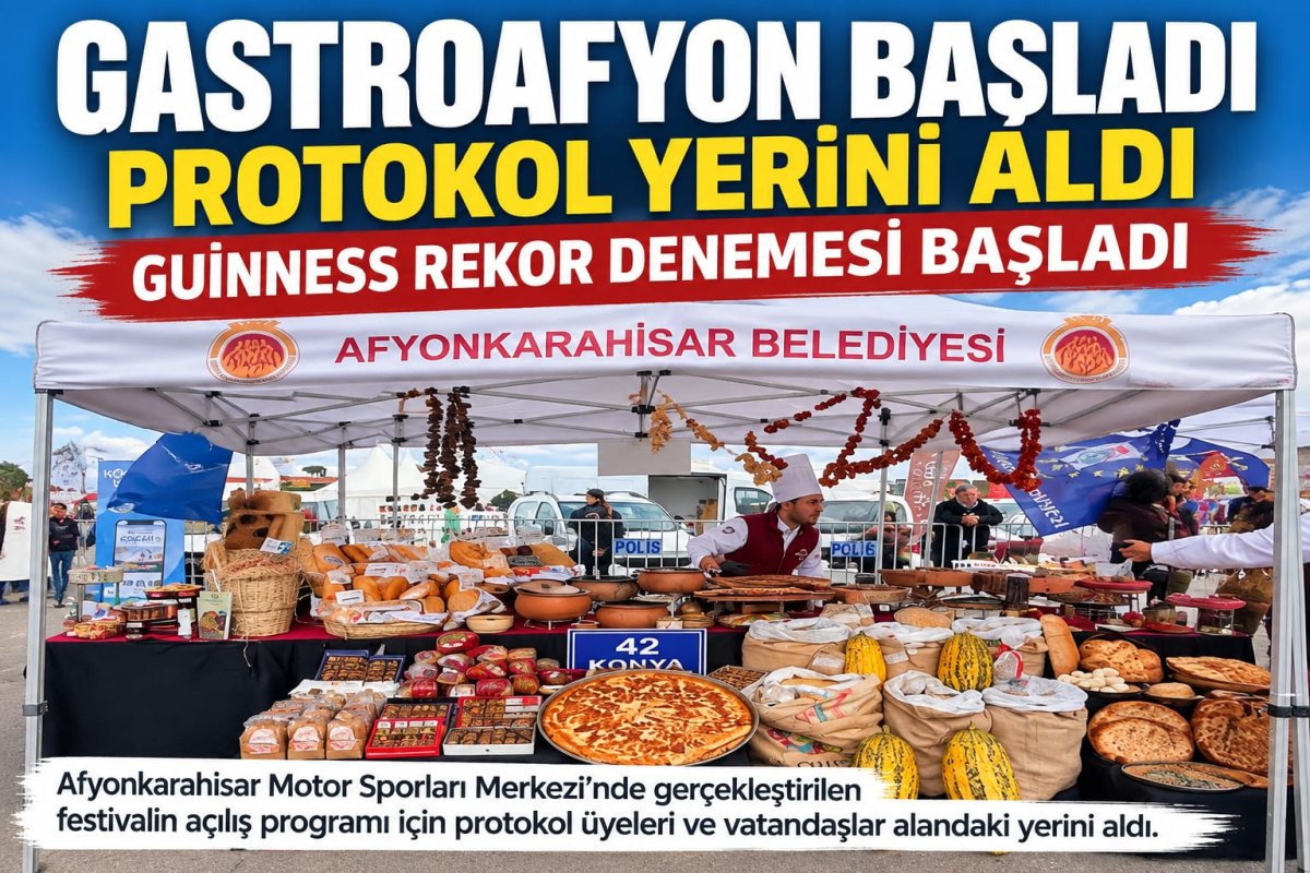 GUINNESS REKORU İÇİN START VERİLDİ