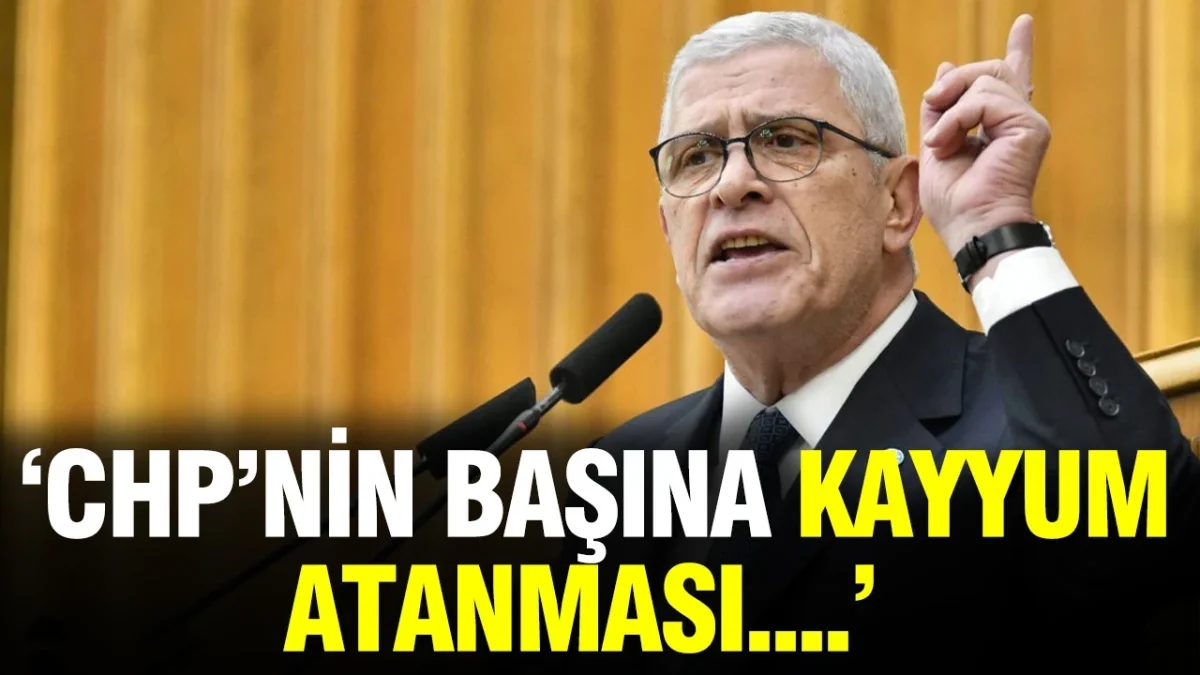 Müsavat Dervişoğlu: CHP'nin başına kayyum atanmasını yargı kararı deyip geçmiyoruz