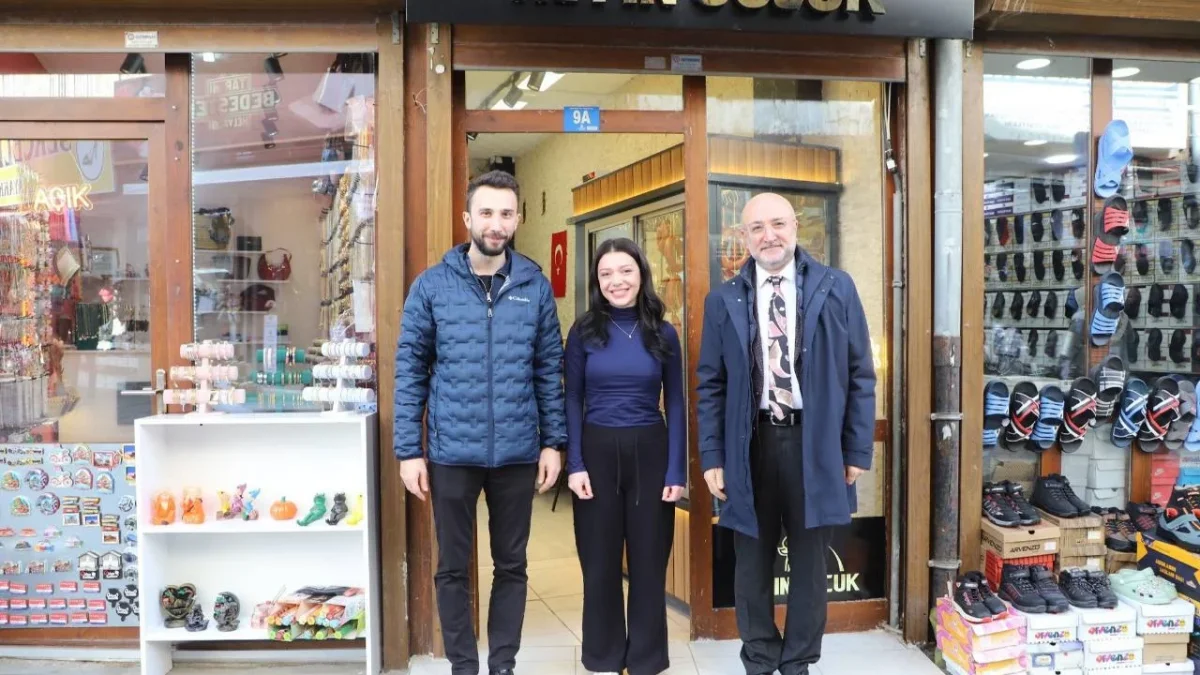 Şahin ve İntepe’den Genç Girişimciye Destek Ziyareti