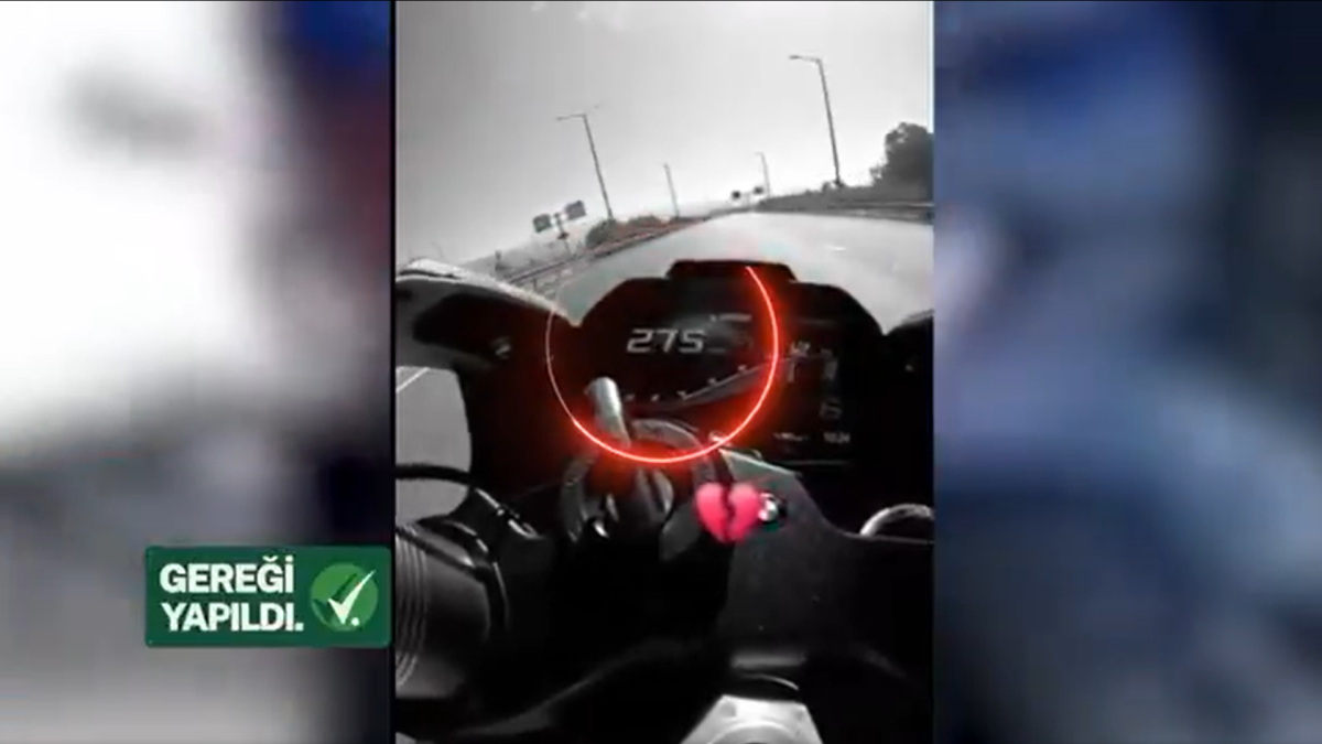 Bakan Yerlikaya Duyurdu: Hız yapan sürücüye gereği yapıldı